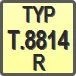 Piktogram - Typ: T.8814R
